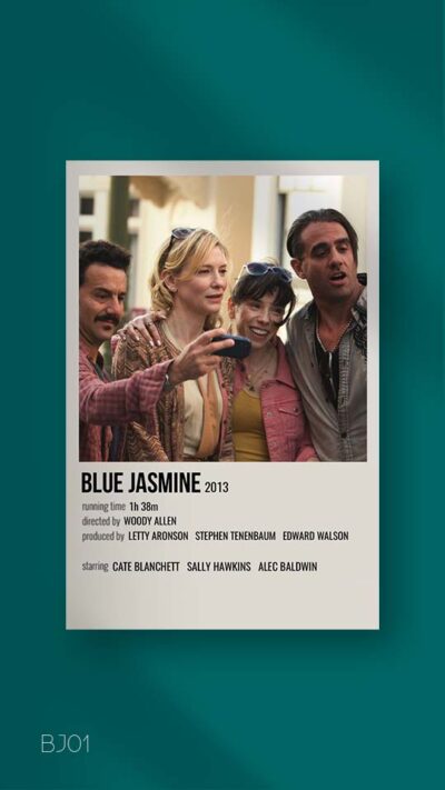 پوستر مینیمال فیلم blue jasmine