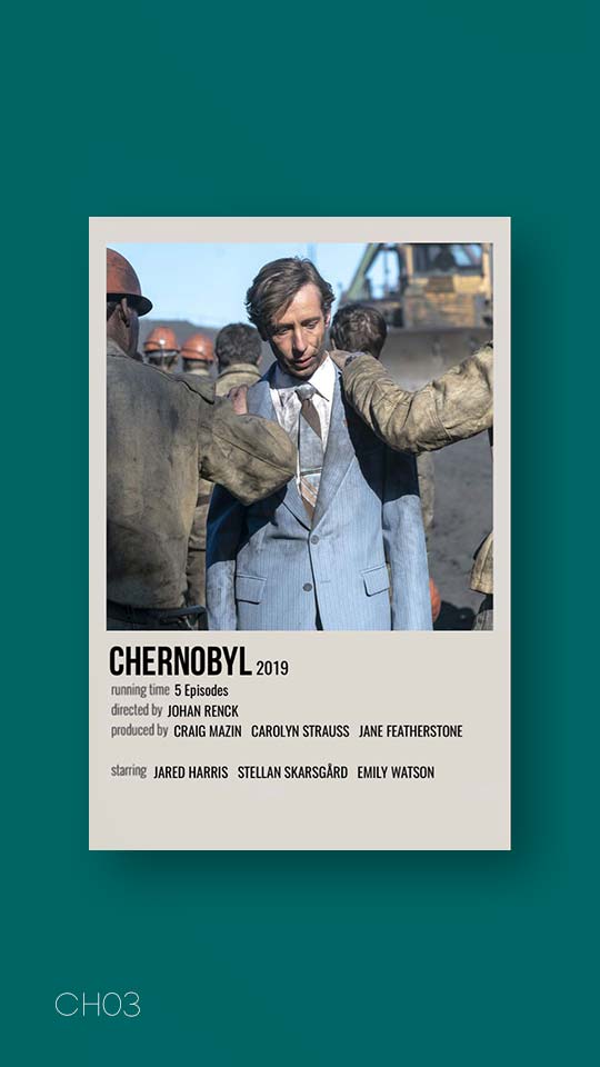 پوستر مینیمال سریال chernobyl