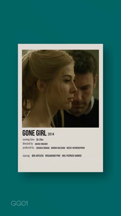 پوستر مینیمال فیلم gone girl