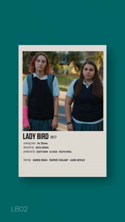 پوستر مینیمال فیلم lady bird