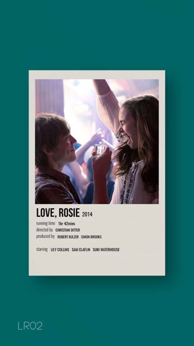 پوستر مینیمال فیلم love rosie