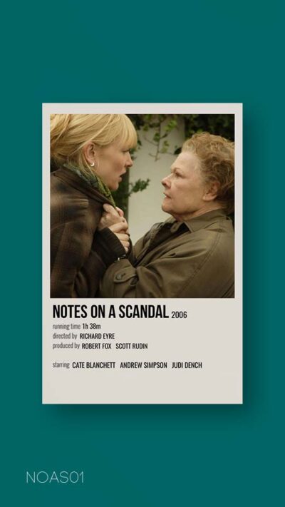 پوستر مینیمال فیلمnotes-on-a-scandal
