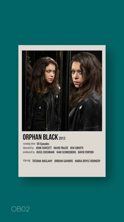 پوستر مینیمال سریال orphan black
