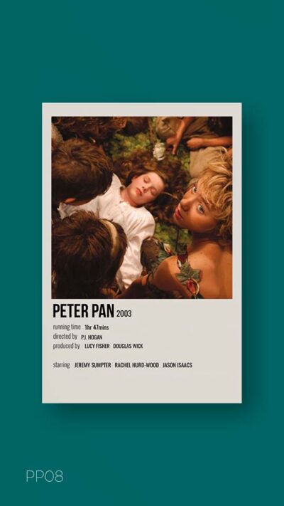 پوستر مینیمال فیلم peter pan