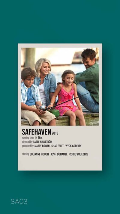 پوستر مینیمال فیلم safe haven