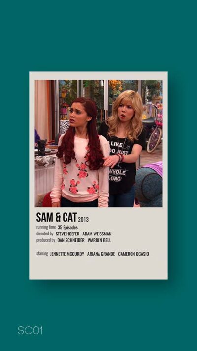 پوستر مینیمال سریال sam and cat