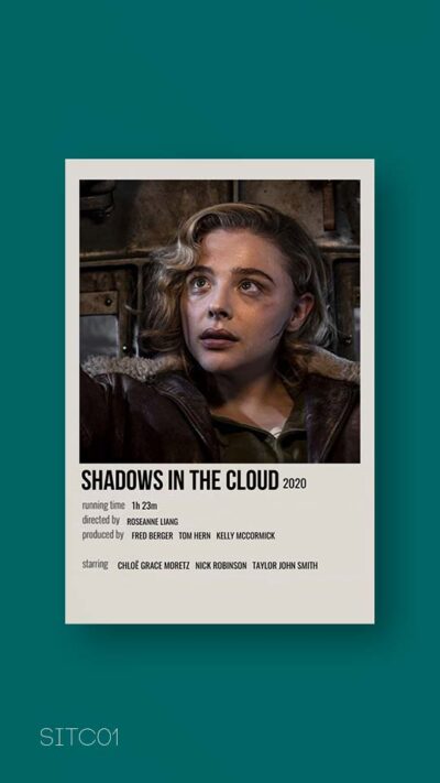 پوستر مینیمال فیلم shadow in the cloud