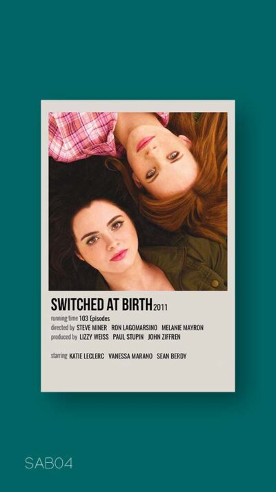 پوستر مینیمال سریال switched at birth