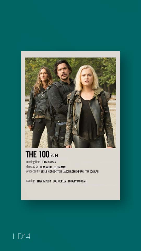 پوستر مینیمال سریال the 100