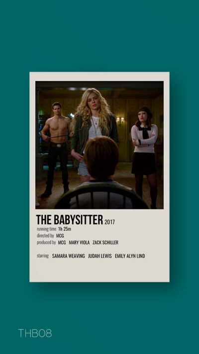 پوستر مینیمال فیلم the babysitter