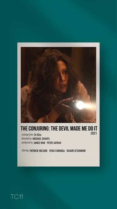 پوستر مینیمال فیلم the conjuring