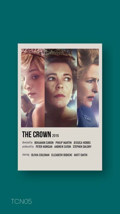 پوستر مینیمال سریال the crown