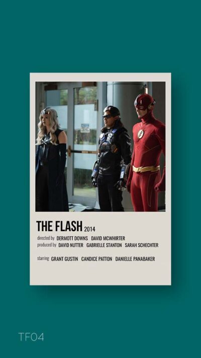 پوستر مینیمال سریال the flash