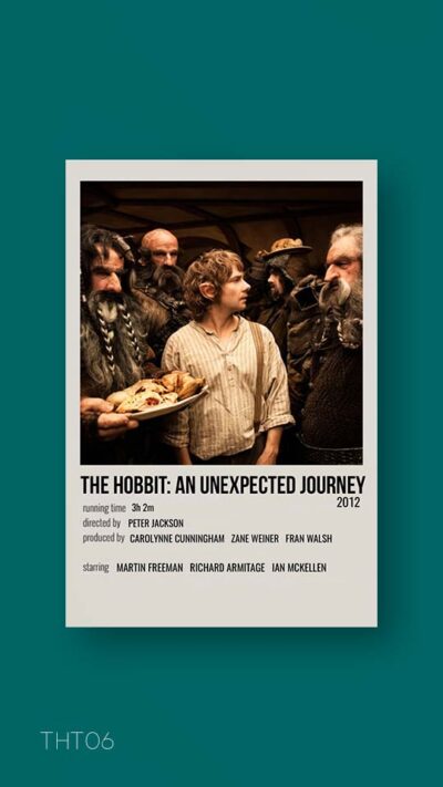 پوستر مینیمال فیلم the hobbit