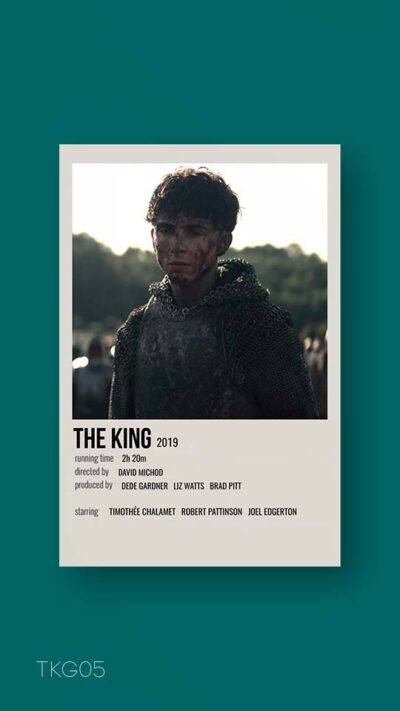 پوستر مینیمال فیلم the king