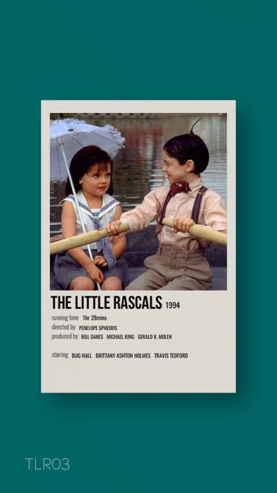 پوستر مینیمال فیلم the little rasclas