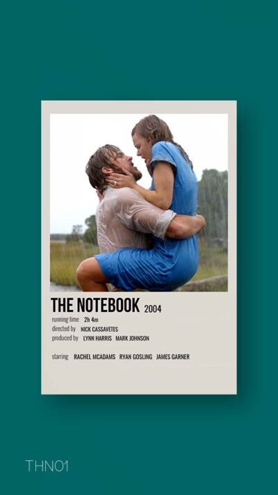 پوستر مینیمال فیلم the notebook