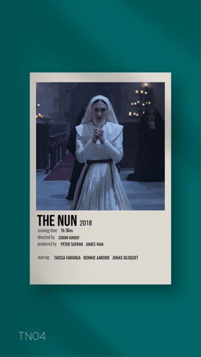 پوستر مینیمال فیلم the nun