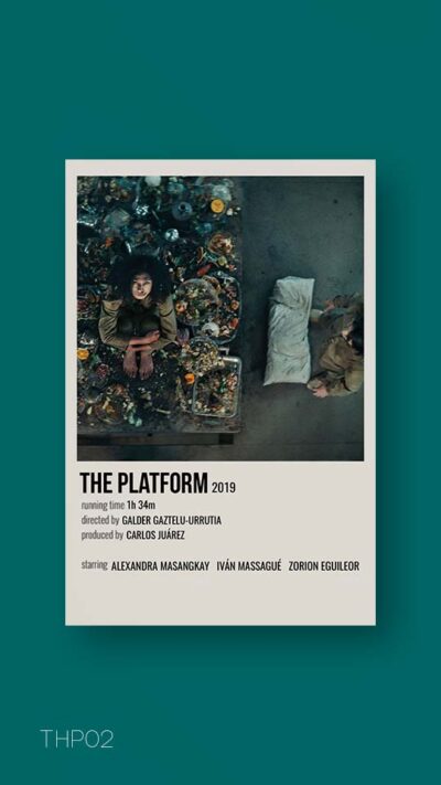 پوستر مینیمال فیلم the-platform