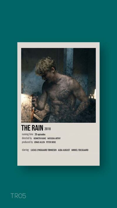 پوستر مینیمال سریال the rain