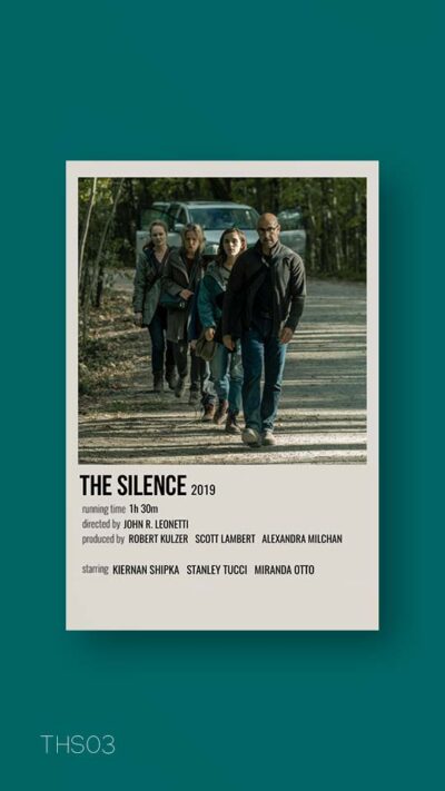 پوستر مینیمال فیلم the silence