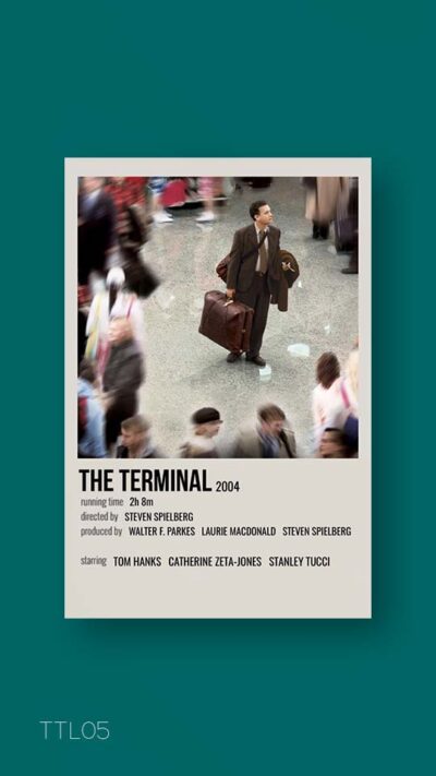 پوستر مینیمال فیلم the terminal