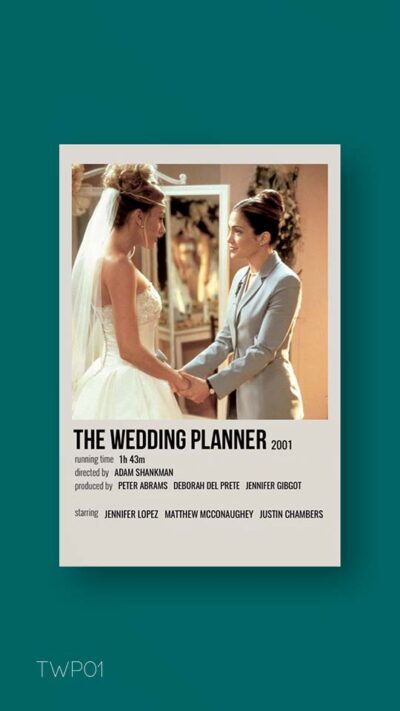 پوستر مینیمال فیلم the wedding planner