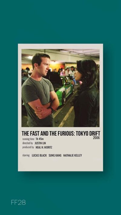 پوستر مینیمال فیلم fast & furious